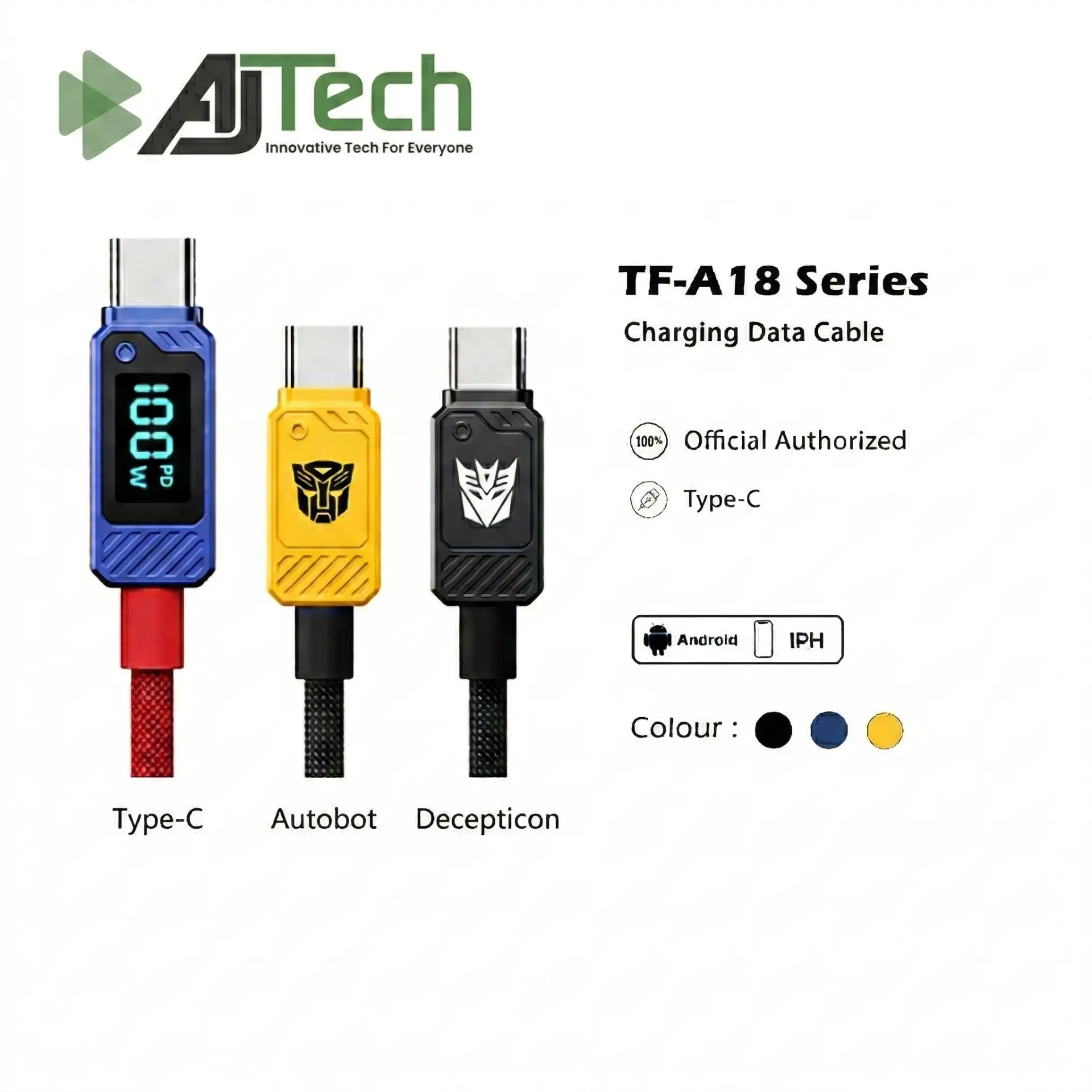 Transformers TF-A18 Charging Cable